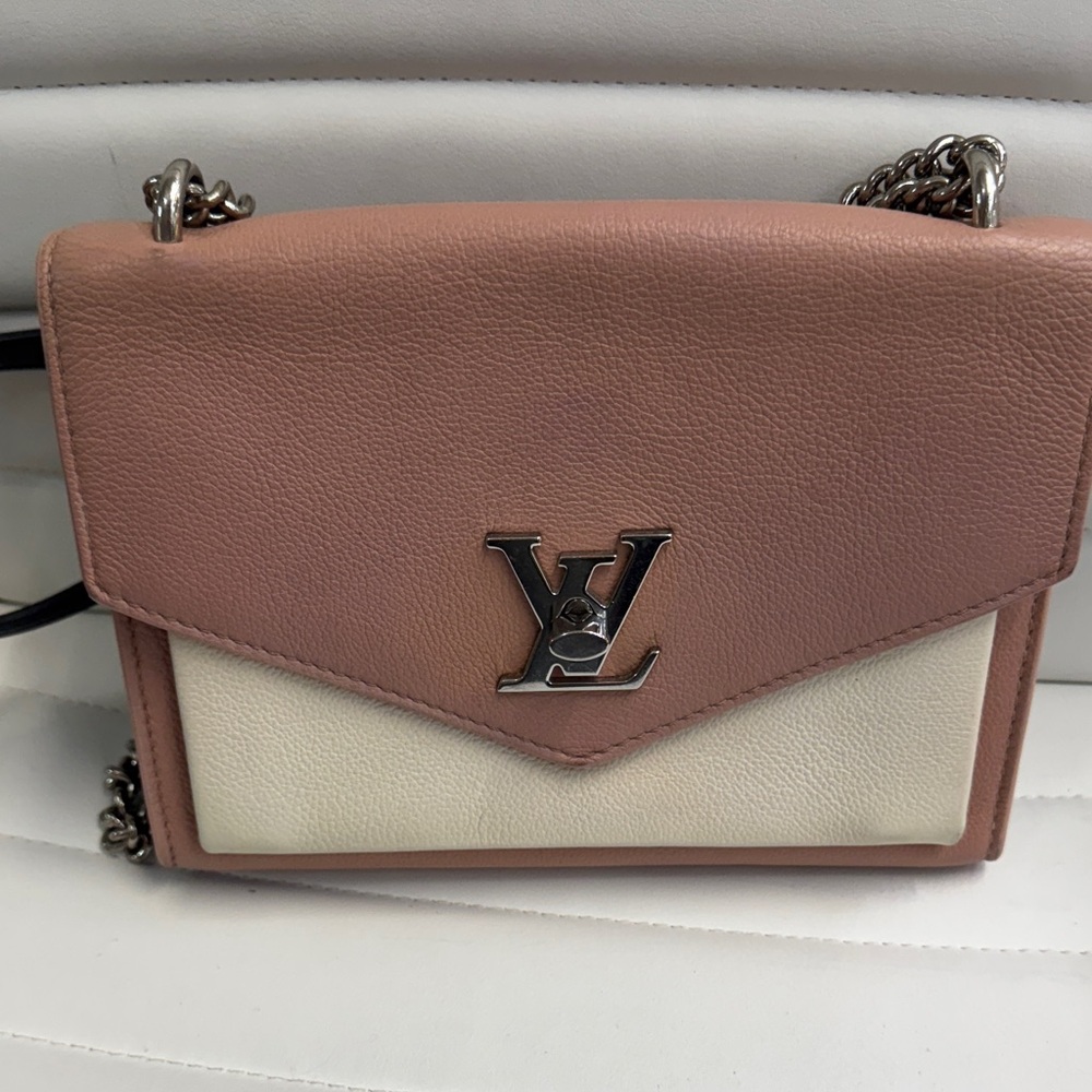 Louis Vuitton Lock Me Blush and Ivory Crossbody Bag